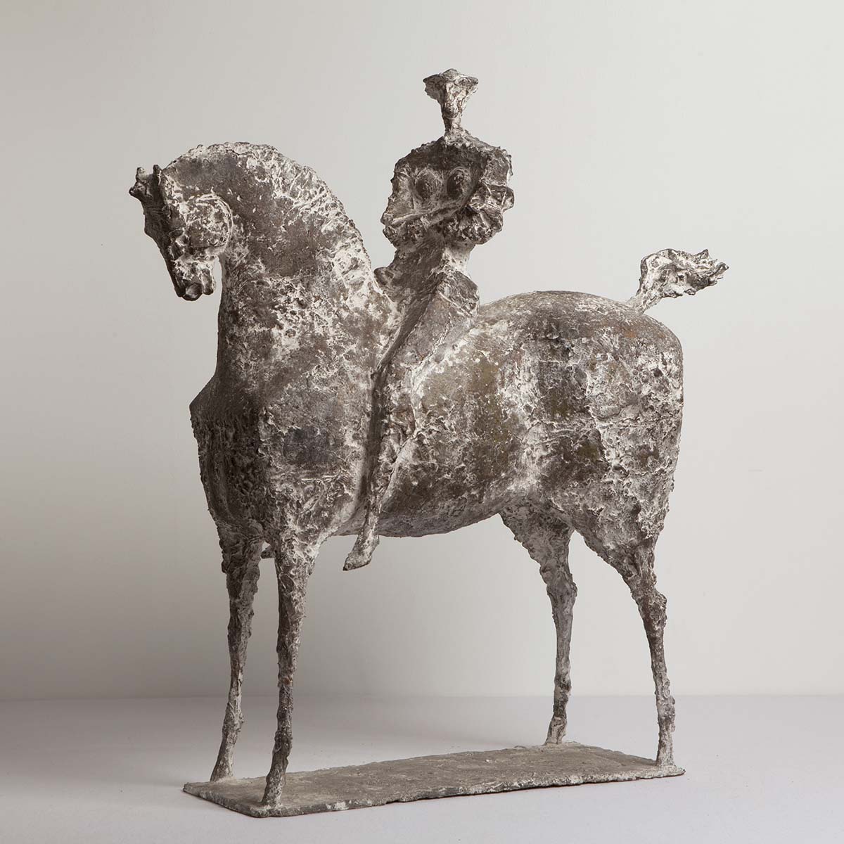 Nina Terno, Rider, 1984, patinated bronze, 63 x 60 x 16,5 cm. Photo: Saara Salmi